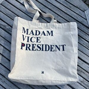 Madam Vice President Canvas Tote Bag